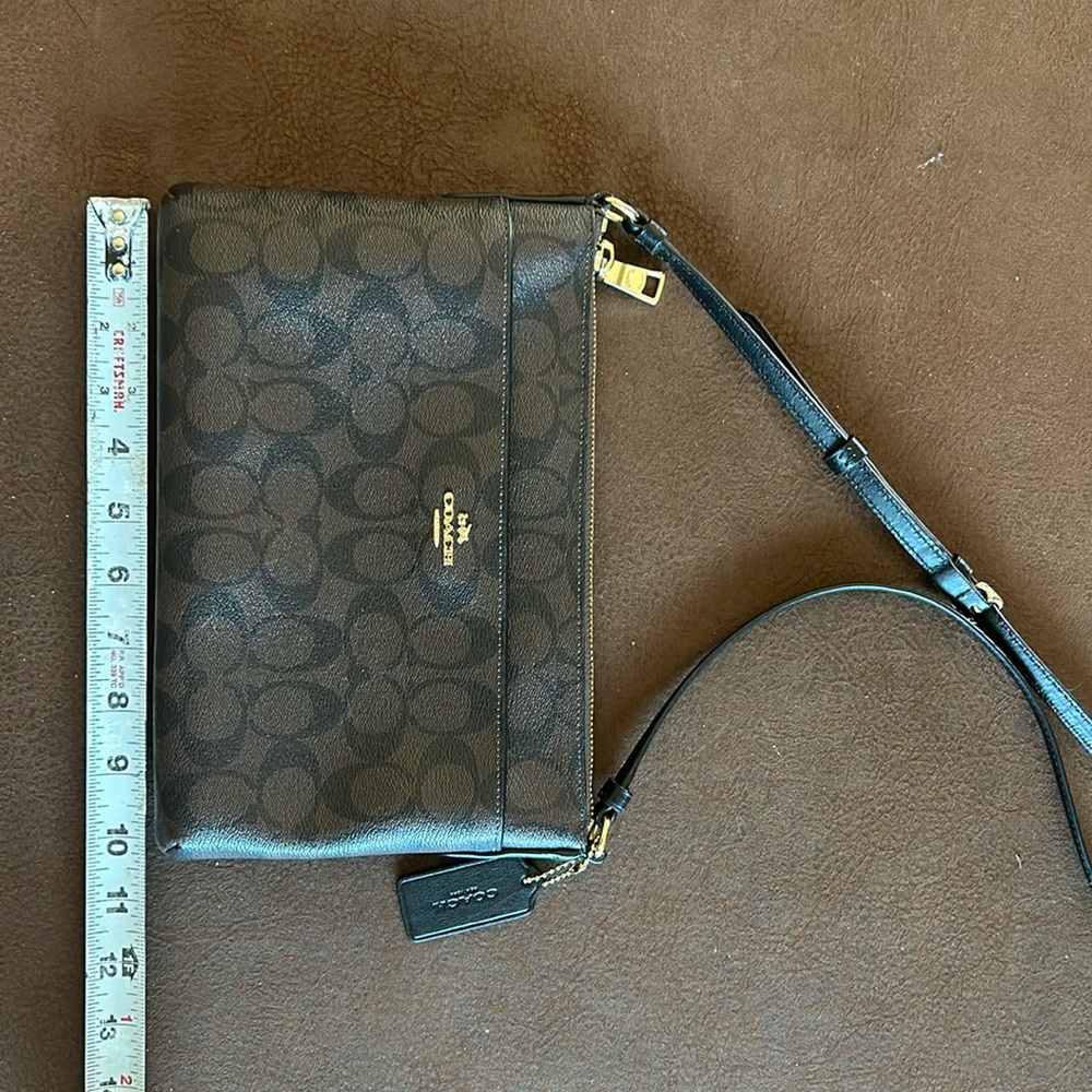 Coach purse with matching wallet-brown